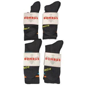 Bombas Black Socks With Stripes, Size Médium #2